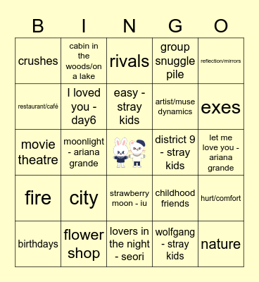 HYUNHO Bingo Card