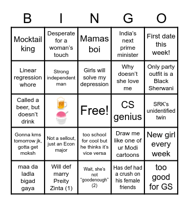 Abeer Dahiya Bingo Card