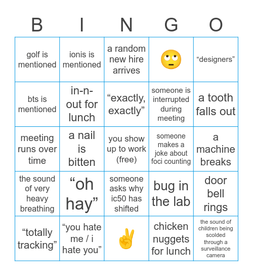 Design Bingo Card