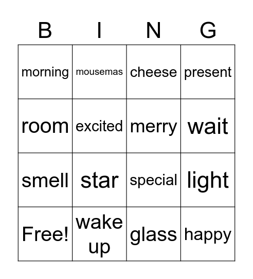 SEEDBED 2 REVIEW L1-L2 Bingo Card