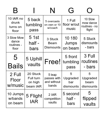 Holiday Bingo Card