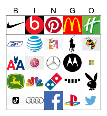 Logo Bingo! Bingo Card