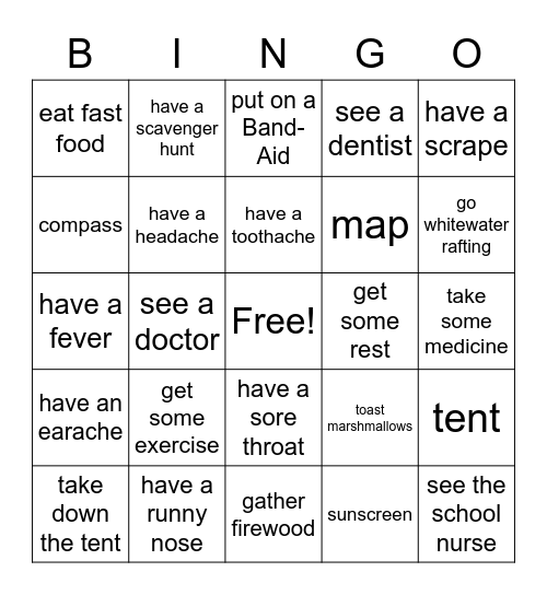 Turning Point 4 Bingo Card