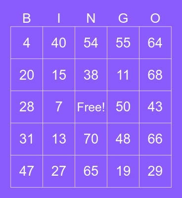 ALVAREZ  FAMILY Bingo Card