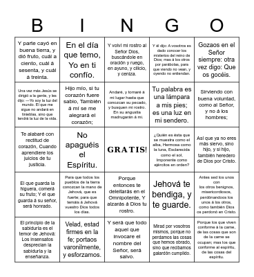 𝗩𝗲𝗿𝘀í𝗰𝘂𝗹𝗼𝘀 Bingo Card