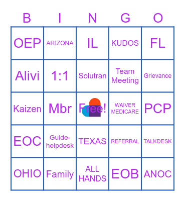 Devoted Health 2022 Bingo Card