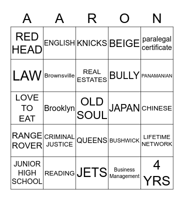 IZOMAR'S BABY SHOWER Bingo Card