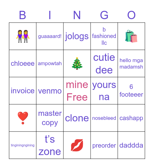 sanTARATITAT Bingo Card