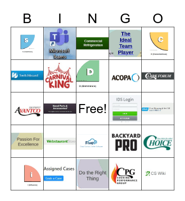 Web Bingo Card