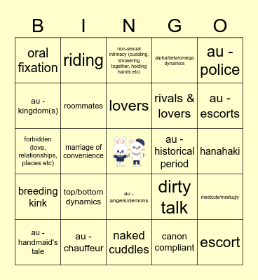 HYUNHO Bingo Card