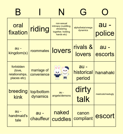 HYUNHO Bingo Card