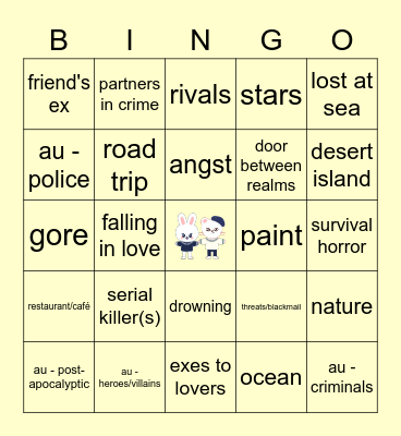 HYUNHO Bingo Card