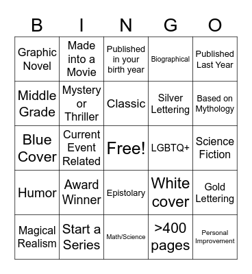 Winter Bingo Card