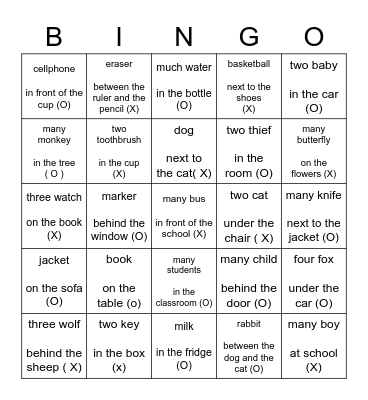 Is there a  ../ Are there any.... Bingo Card