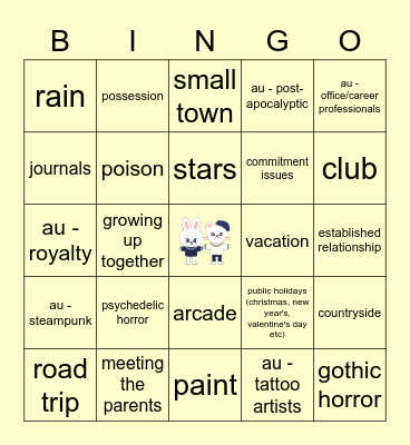 HYUNHO Bingo Card