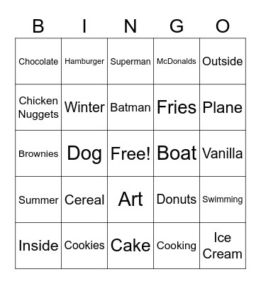 Would You Rather Bingo Card