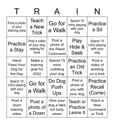 Jump Start January Bingo Card