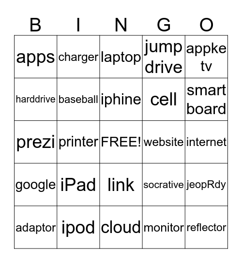 ingo Bingo Card