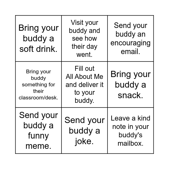 Get to know someone new in 2022! Bingo Card