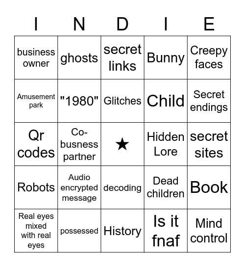 MatPat Bingo Card