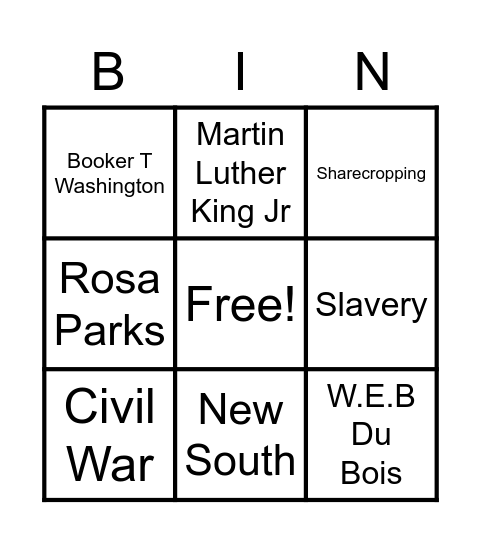 Who gonna Win Bingo Card