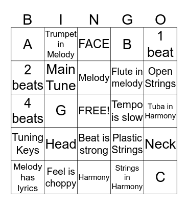 End of Quarter Bingo Card