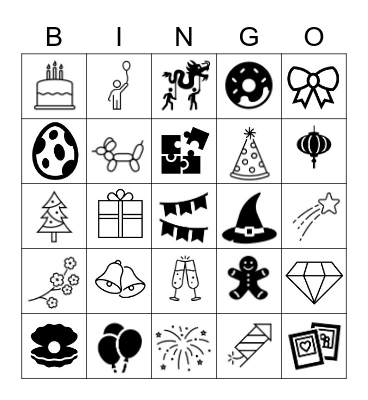 Fun Friday!! Bingo Card