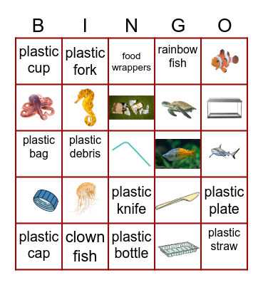 No Plastic Bags Bingo Card