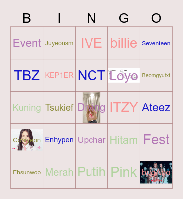 Cohiyeon Bingo Card