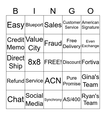 Care Crew Bingo! Bingo Card