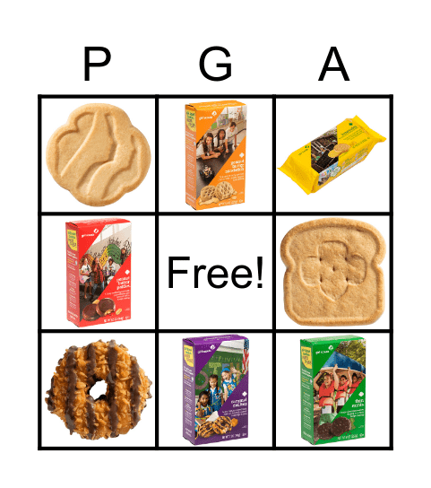 Cookie Bingo Card