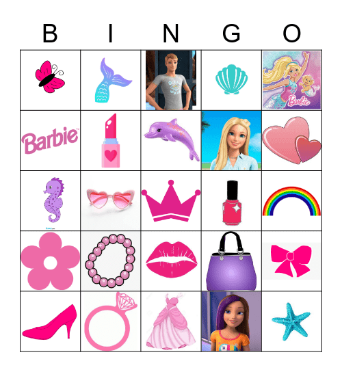 BARBIE Bingo Card