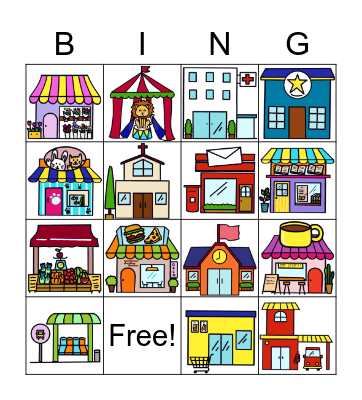 My hometown Bingo Card