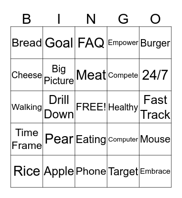 Team Star Release  Bingo Card