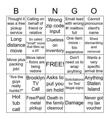 SALES AND LOYALTY CENTER Bingo Card