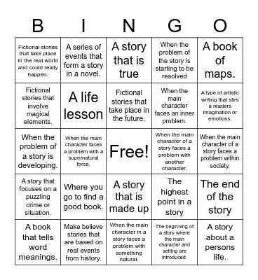 Pop Open a Good Book Bingo Card