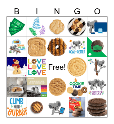 GS Cookie BINGO Card
