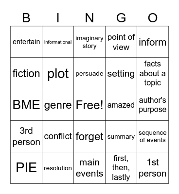 Get it Together, Reading Crew! Bingo Card