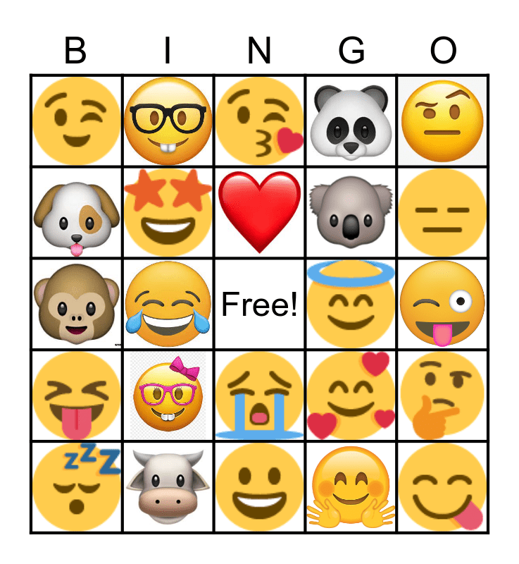 Friday Fun Day! Bingo Card