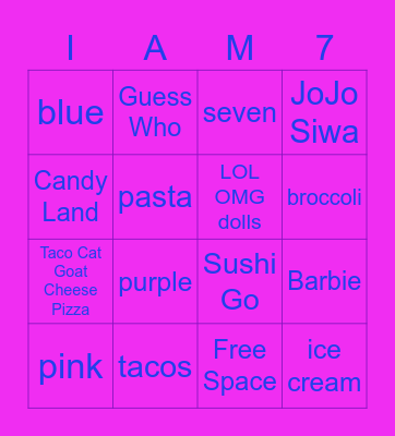 Alison's Birthday Bingo! Bingo Card