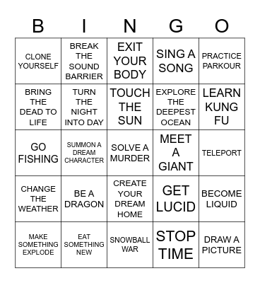 OmniLucid Bingo Card