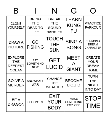 OmniLucid Bingo Card