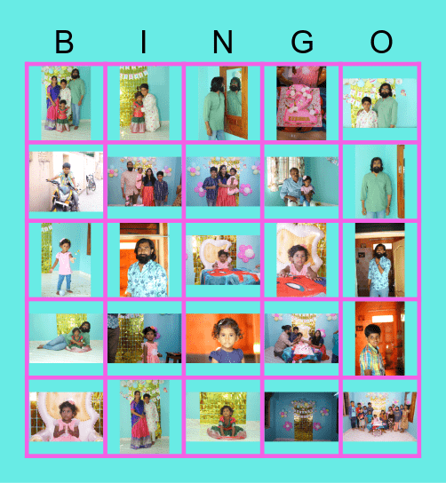 Untitled birthday Bingo Card