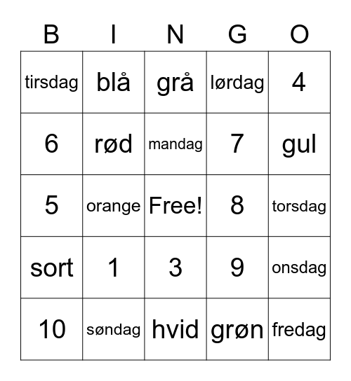 8klasseDiverse Bingo Card