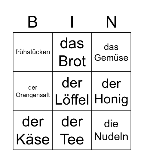 H2 K3 woordjes Ne-Du aangepast Bingo Card