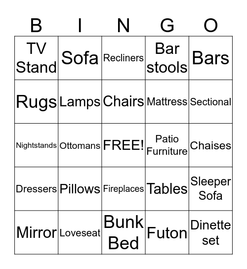 Customer Service Bingo! Bingo Card