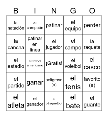 Pg. 321 BINGO Card
