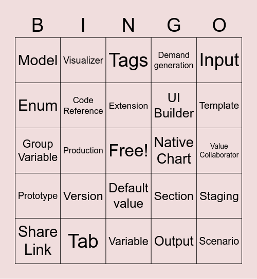 VROI BINGO Card