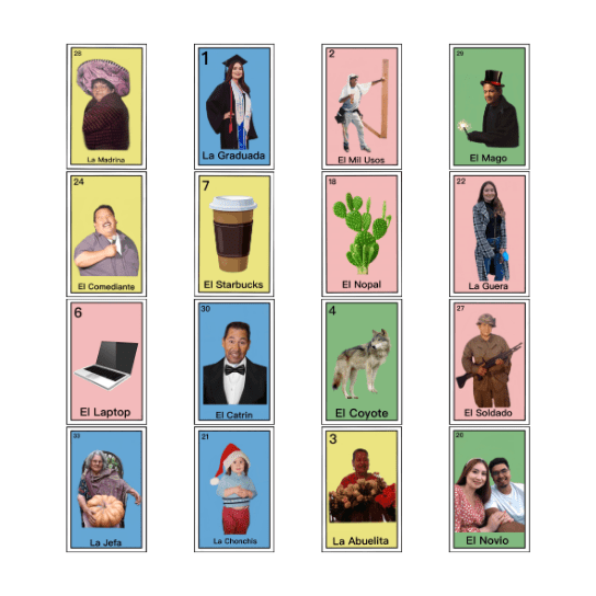 Jojo's Loteria (Final) Bingo Card