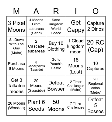 SMO BINGO Card
